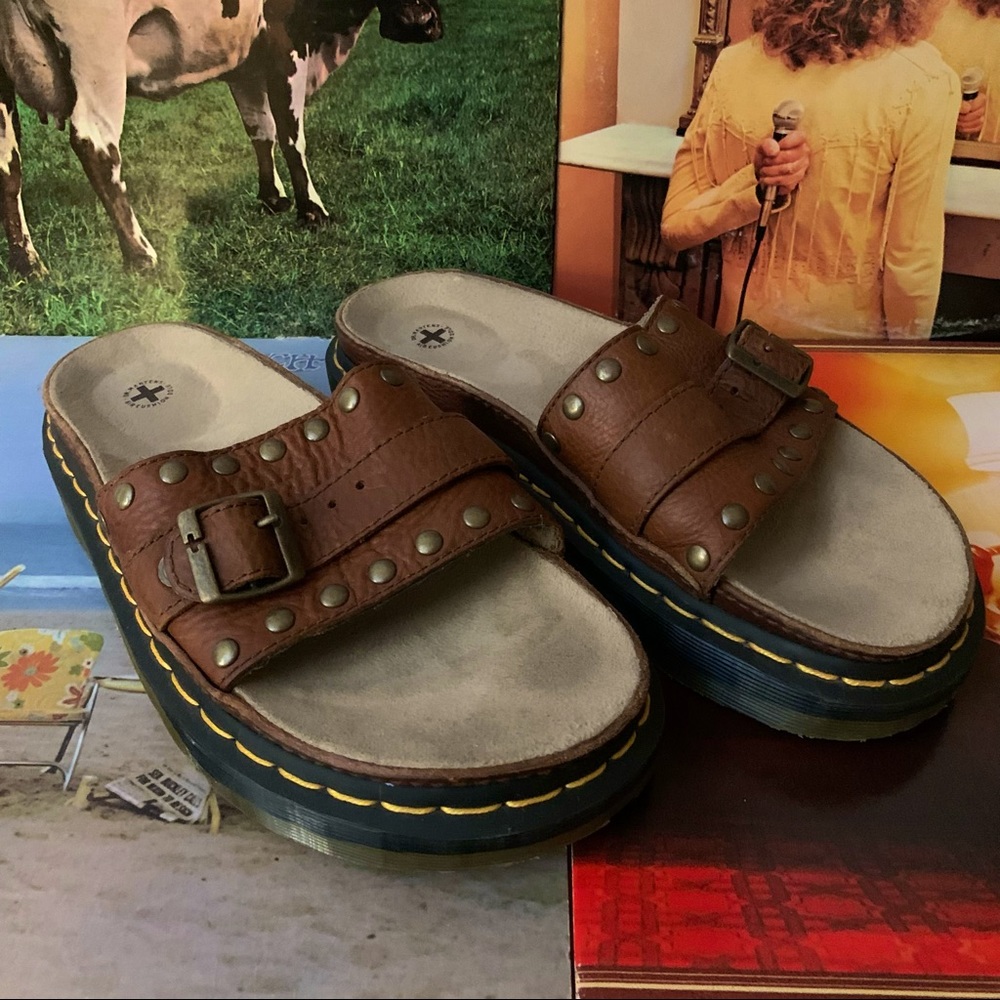 Doc Martens, vintage, brown, size 9/10 women’s, men’s 8/9